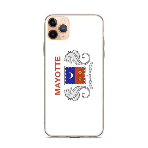 Mobilskal Flagga Mayotte - iPhone 11 Pro Max Flerfärgad