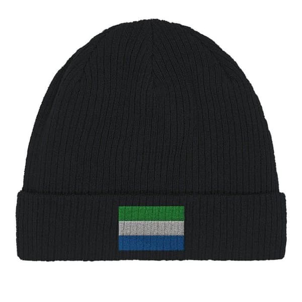 Bonnet Lippu Sierra Leone mustassa Svart