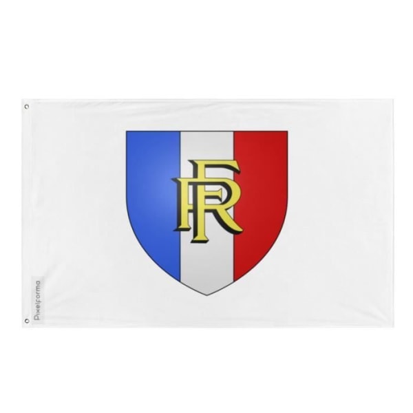 Fransk skjoldflag nogle gange brugt som flagholder 90x150cm i polyester