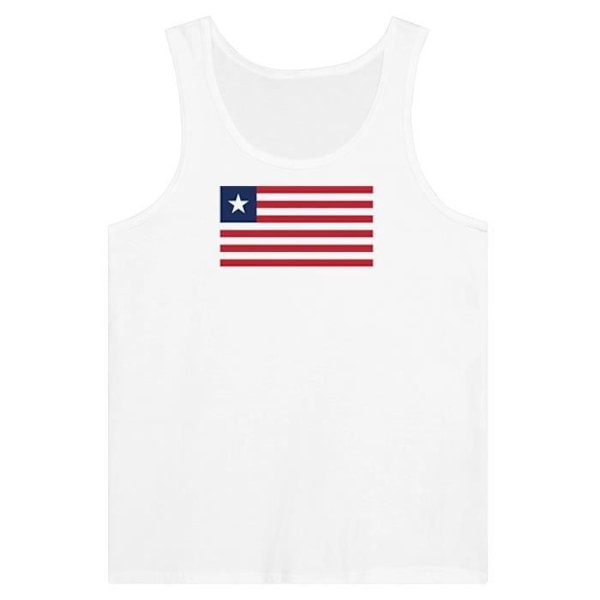 Liberia Flag Tank Top i Vit Vit M