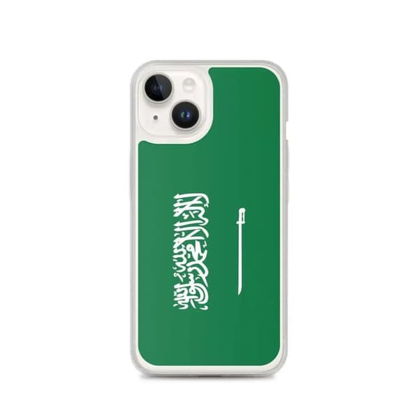 Saudiarabisk flag coque til iPhone 14 Flerfärgad