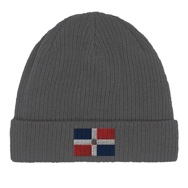 Bonnet Flag Dominican Republic i Grå Grå