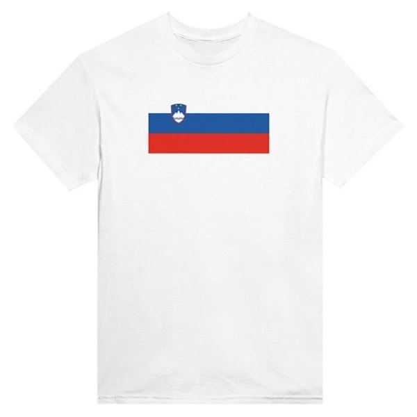 Slovenien Flag T-shirt i hvid farve Vit XXL