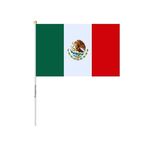 Lots Mini Flag of Mexico i 30x45cm i 100 stycken