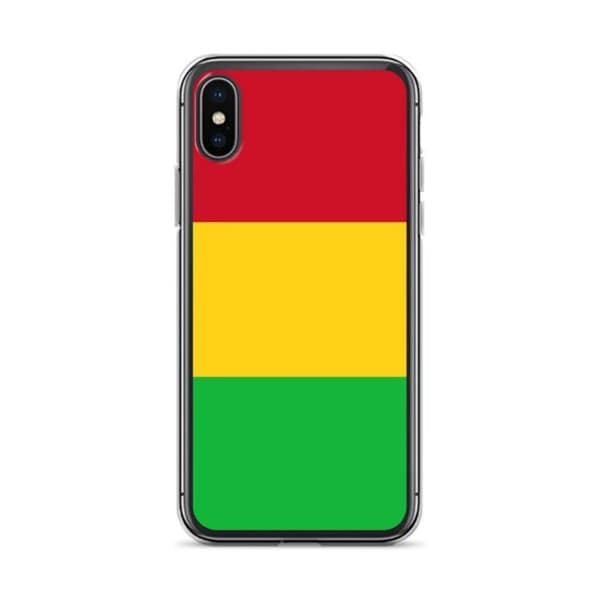 Coque Telefon Flag Mali - iPhone X Flerfärgad