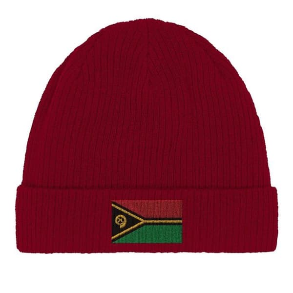 Bonnet Lippu Vanuatu Punaisena Röd