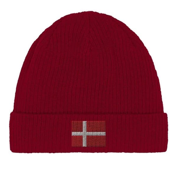 Hätta Danmarks Flagga i Röd Röd