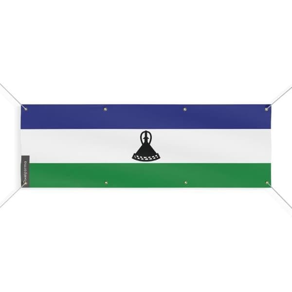 Lesothon lippubanneri 8 silmukkaa 190x570 cm