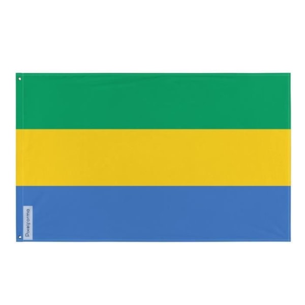 Gabon flagga 160x240cm i polyester