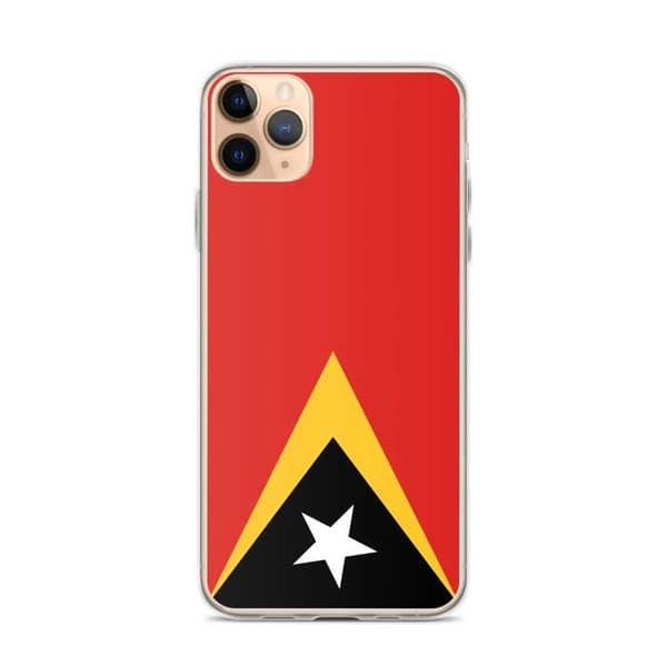 Coque Telefon Flag Timor Leste - iPhone 11 Pro Max Flerfärgad