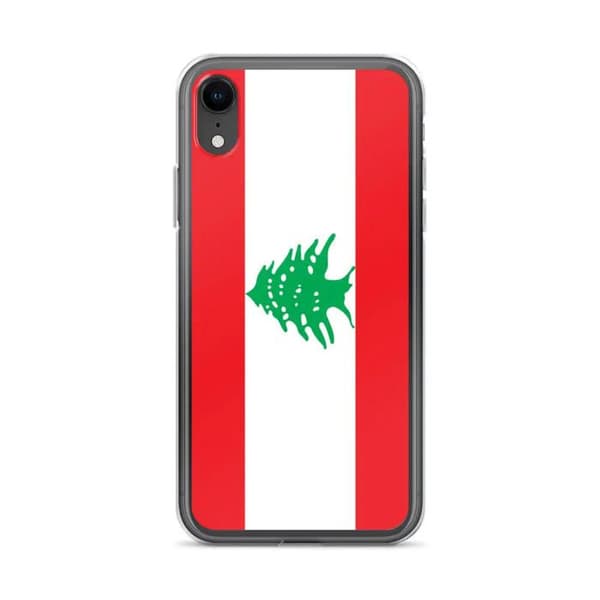 iPhone Case - PIXELFORMA - iPhone XR - Tynd og let design - Blødt silikone - Rød og Hvid röd vit