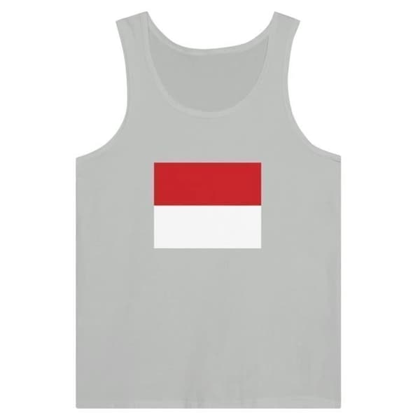 Tanktop - Monaco - Grå - 100% bomuld - Figursyet snit - Blandet Grå jag