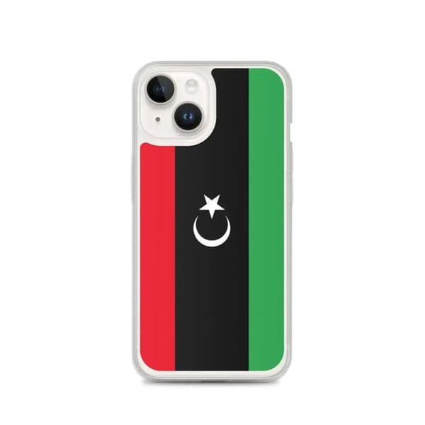 Libya flag iPhone 14 -kotelo Libyens flagga