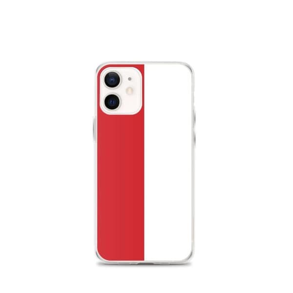 Coque Telefon Flag Monaco - iPhone 12 mini Flerfärgad