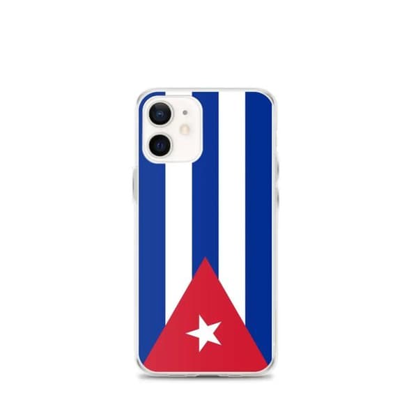 Coque Telefon Flag Cuba - iPhone 12 mini Flerfärgad