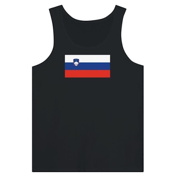 Slovenia Flag Tank Top i Sort Svart S