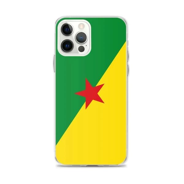 Coque telefonflag Guyane - iPhone 12 Pro Max Flerfärgad