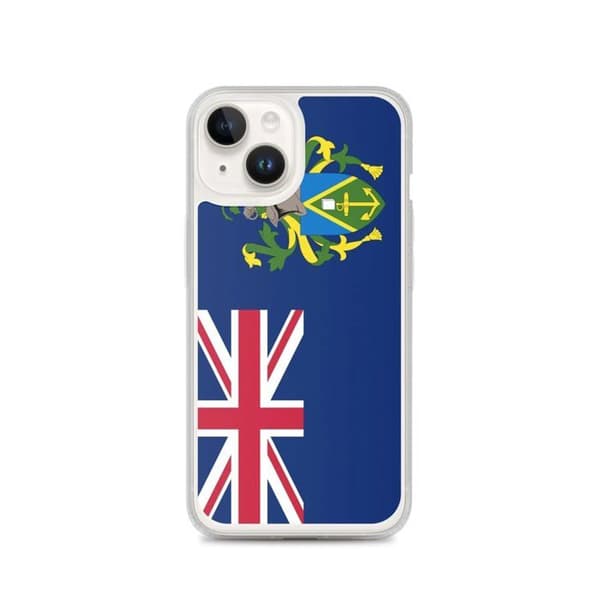 Coque Telefon Flag Pitcairnöarna - iPhone 14 Flerfärgad