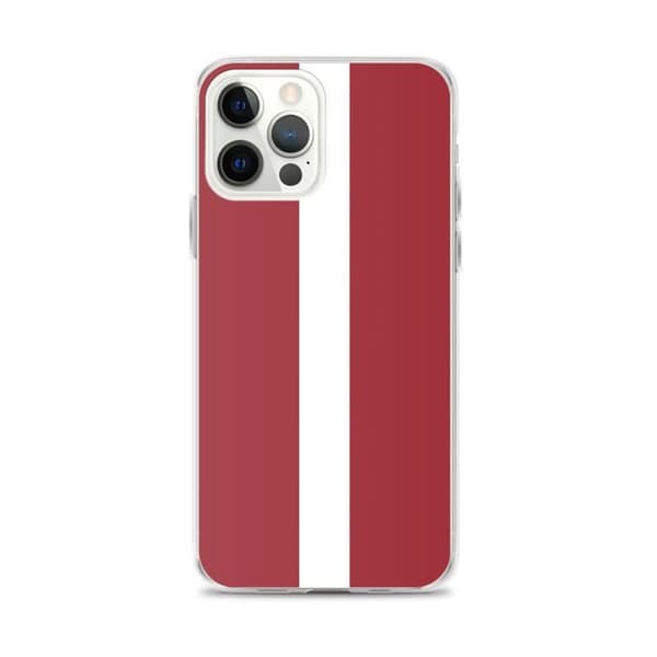 Mobilskal Lettlandsflagga - iPhone 12 Pro Max Flerfärgad