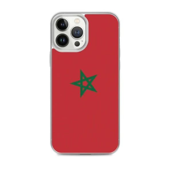 Mobilskal Flagga Marocko - iPhone 13 Pro Max Flerfärgad