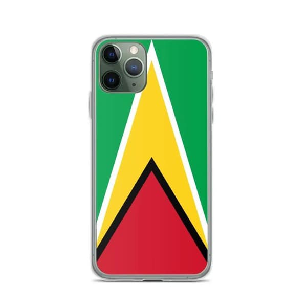 Mobilskal Flagga Guyana - iPhone 11 Pro Flerfärgad