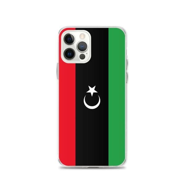 Coque - iPhone - Flag af Libyen - Fleksibel - Fuld beskyttelse - Blød silikone Libyens flagga