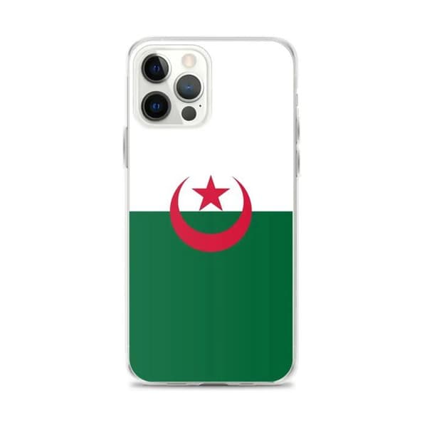 Coque telefon flagga Algeriet - iPhone 12 Pro Max Flerfärgad