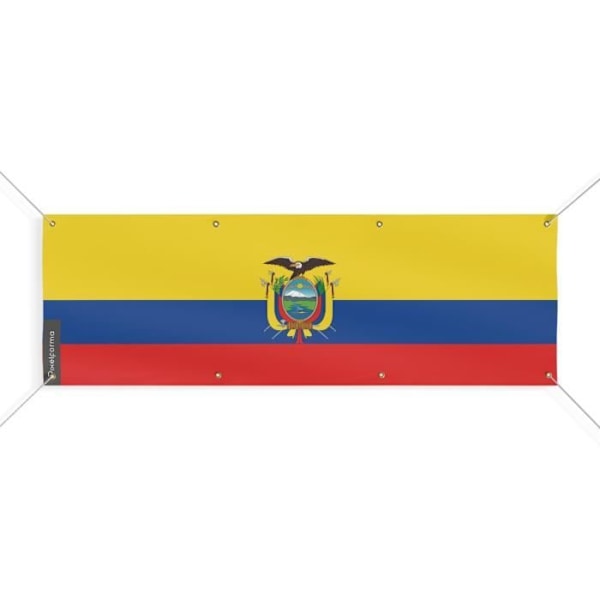 Ecuadorin lippubanneri 8 silmukkaa 200x600 cm