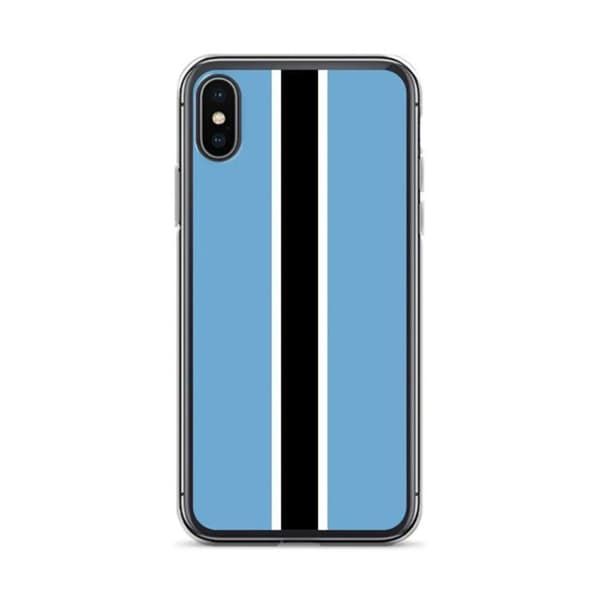 Mobilskal Flagga Botswana - iPhone X Flerfärgad