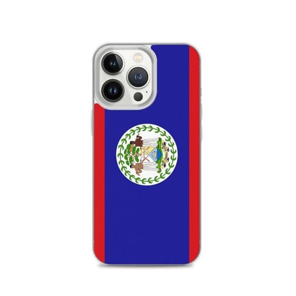Coque Telefon Flag Belize - iPhone 13 Pro Flerfärgad