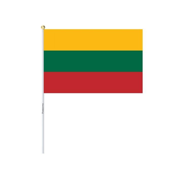 Litauens miniflag 30x45cm i polyester