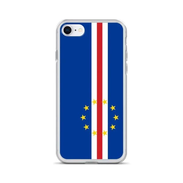 Coque Telefon Flag Kap Verde - iPhone 7 Plus Flerfärgad