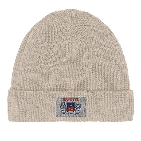 Bonnet Drapeau Mayotte i Beige Beige