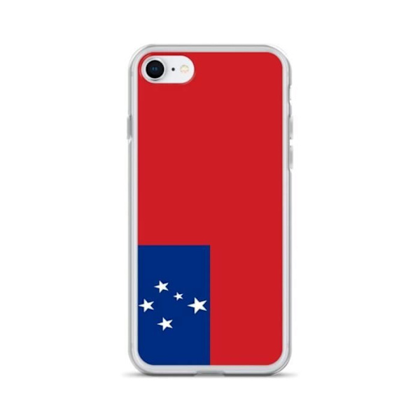 Coque - PIXELFORMA - iPhone 8 - Samoa Flag - Fuld beskyttelse - Blød Samoa flagga