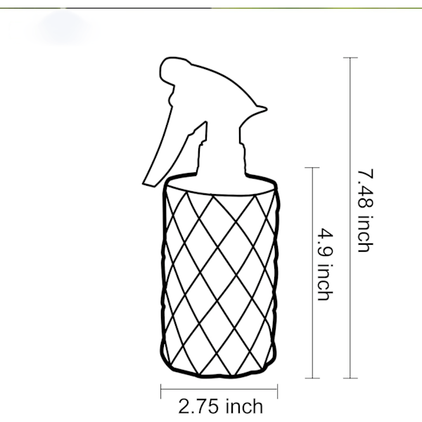 Nordiskt Inspirerade, Genomskinliga Sprayflaskor i Glas, Läcksäker Design, Justerbara Sprayinställningar, Tom Påfyllningsbar Flaska, Högkvalitativ Plast, Essentiell