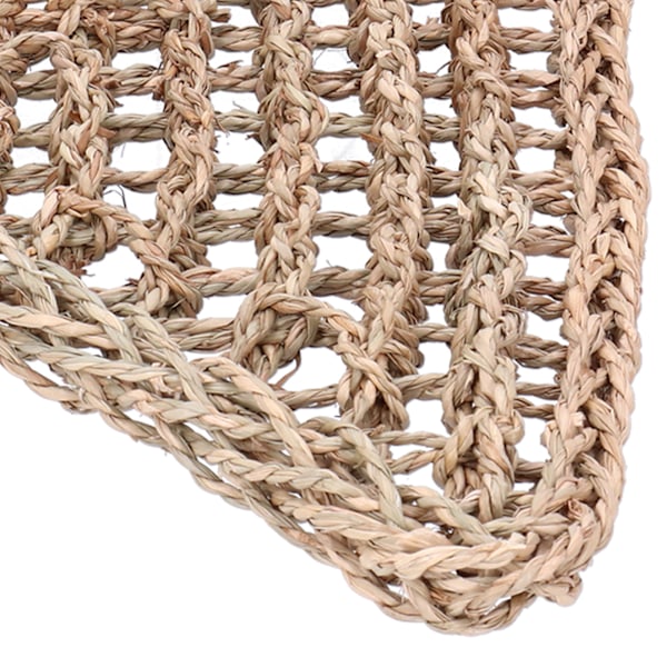 Naturlig Reptil Lounger, Sjögräs Handvävd Triangel Ödle Hängmatta för Bekväm Upphöjd Utsiktsplats, Mångsidig Placering, 100% Naturligt Sjögräs