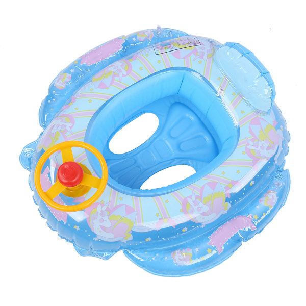 Uppblåsbar Poolleksak För Rolig Sommaraktivitet, Miljövänligt Material Bärbar Vikbar Design, Baby Badring Dubbel Airbag Säkerhet, Hög Kvalitet