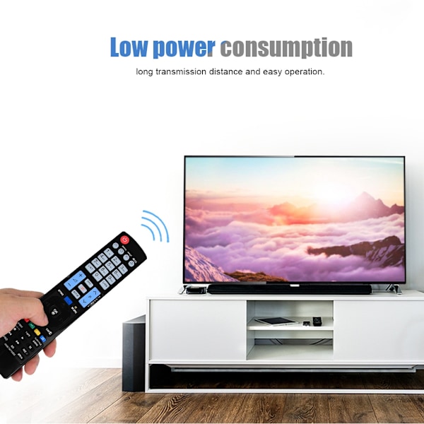 Passar Lg Led Lcd Hd Tv, Ersättningsfjärrkontroll för Lg 3D Smart Lcd Led Tv, Vackert Utseende Bekväm Handkänsla, Stora Knappar Lätt Att
