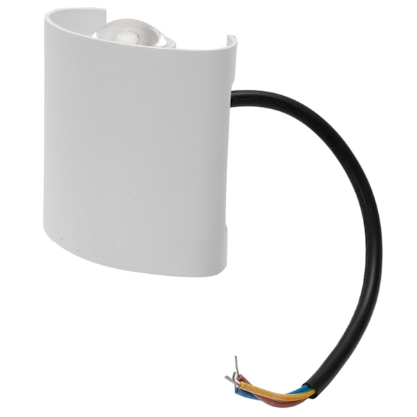 Vägglampa i aluminiumlegering, retro industriell design LED vattentät vägglampa med hög ljusstyrka och mjukt ljus, inomhus- och utomhusbelysning för