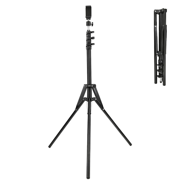Lättviktigt stativ för lampa, omvänd vikning för smartphone SLR DSLR-kamera blixt, portabel softbox blixtfäste
