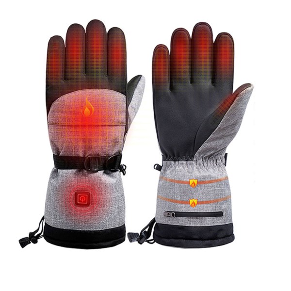 Beheizbare Handschuhe Touchscreen Wasserdichte Handschuhe Winterhandschuhe Einstellbar Temperatur 40-55°C Skihandschuhe Motorradhandschuhe Damen