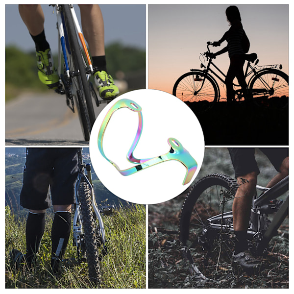 Cykelflaskhållare för justerbar landsvägscykel, snabbkoppling i aluminiumlegering för säkert grepp