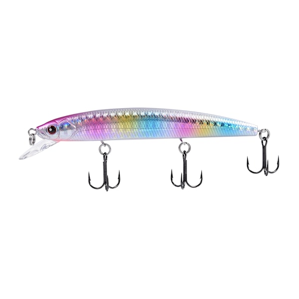 3D Ögon Livslik Konstgjord Krok Lockbete Leurre Bete Crankbait Fiskeredskap (Färgglatt)
