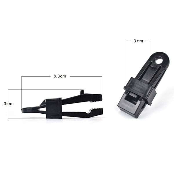 Presenningsklämma Lås Grepp, Kraftigt Grepp För Utomhuscamping, Nylonmaterial Säkerställer Hållbarhet, Vattentät Design Perfekt För Tält, Baldakiner,
