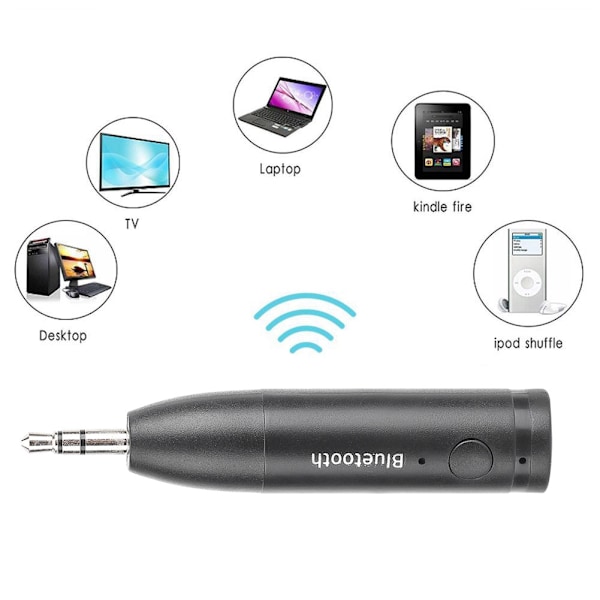 Uppgradera Ditt Gamla Stereosystem Enkelt, 3,5 mm Bluetooth Aux-Adapter För Sömlös Trådlös Streaming, Justerbar För Optimal Passform