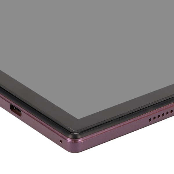 10.1-tums Tablet för Android 11 2.4G 5G WIFI 8GB 128GB Octa Core Processor Främre 8MP Bakre 20MP 8800mAh 4G Samtal Tablet Lila 100-240V EU-kontakt