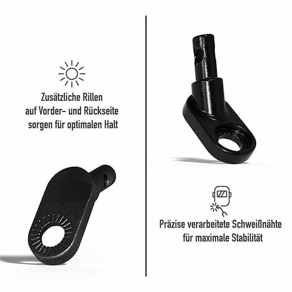 Koppling för cykelvagn, cykelvagnsfäste