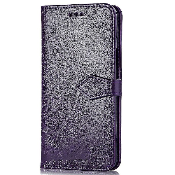 Nytt fodral kompatibelt med Huawei P30 Pro Cover Läder Plånboksfodral Präglad Mandala Magnetiskt Flip-skydd Stöttåligt - Violett