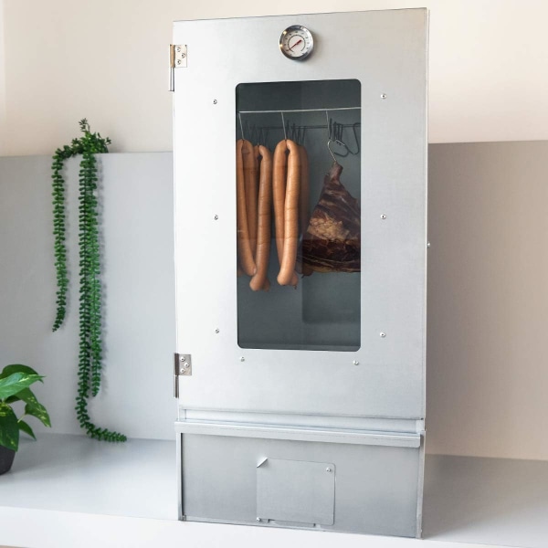 Kallrökgenerator med lock och luftpump, bärbar elektrisk BBQ