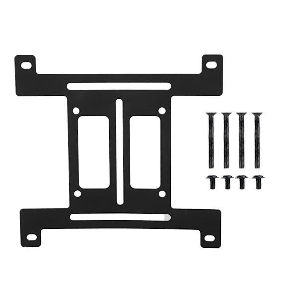Vattenkylningsradiator Metallplattfäste Vattenkylvätskebehållare Vattenpumpfäste 12cm Fläkt